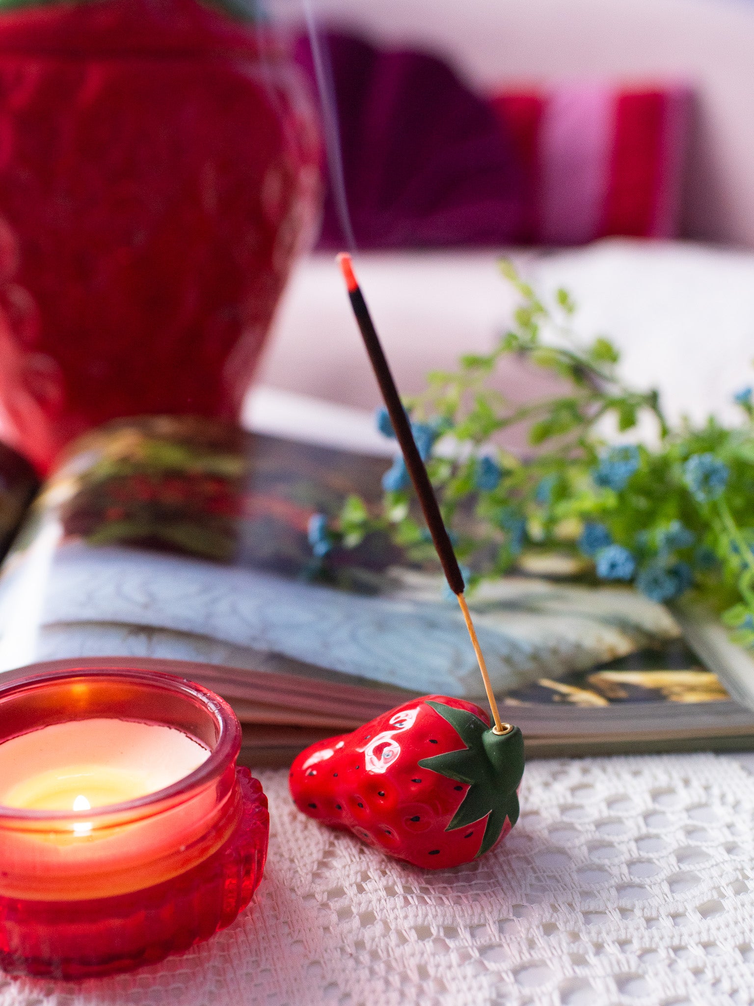 Strawberry Incense Holder