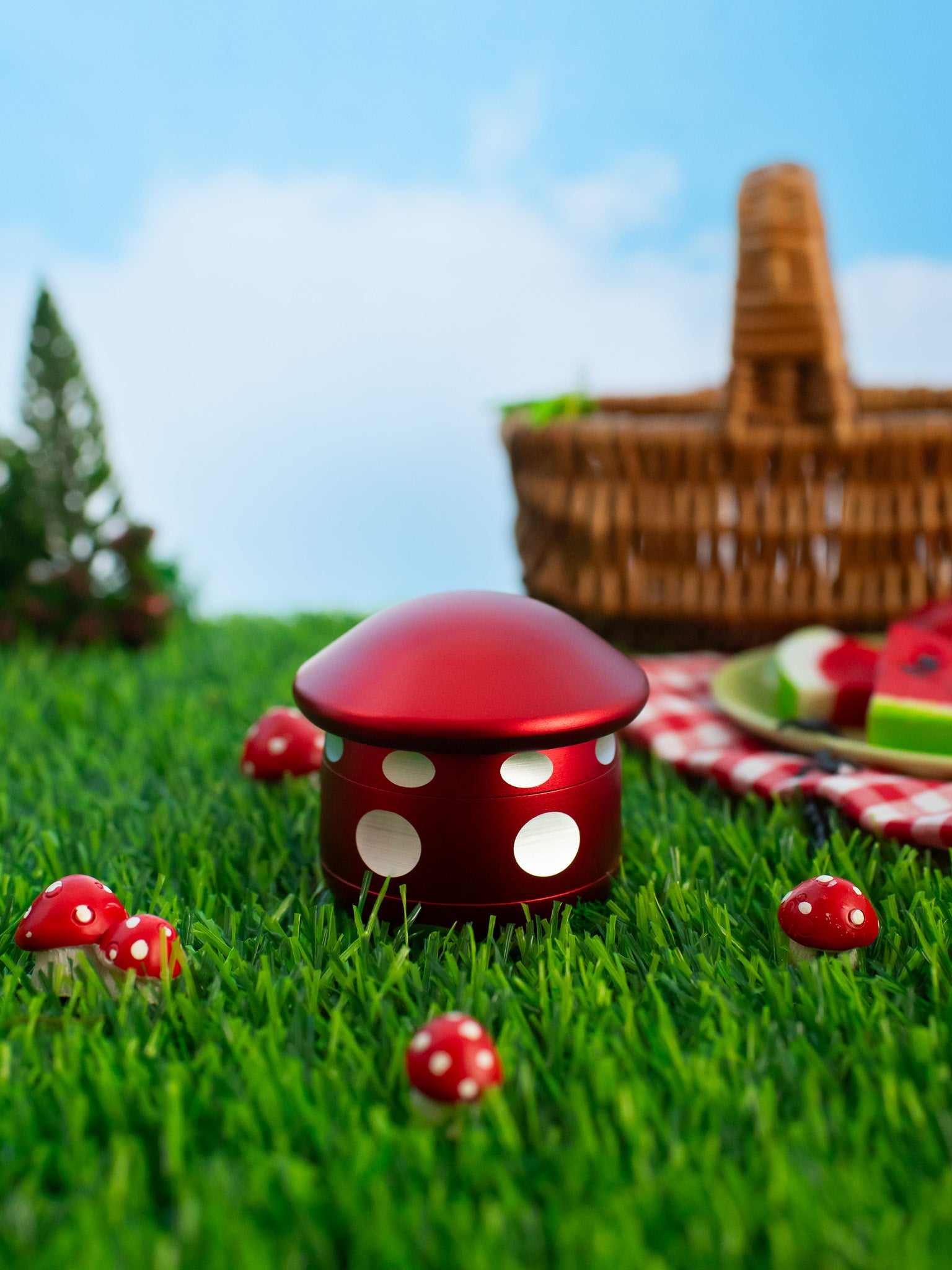 Toadstool Grinder- Red