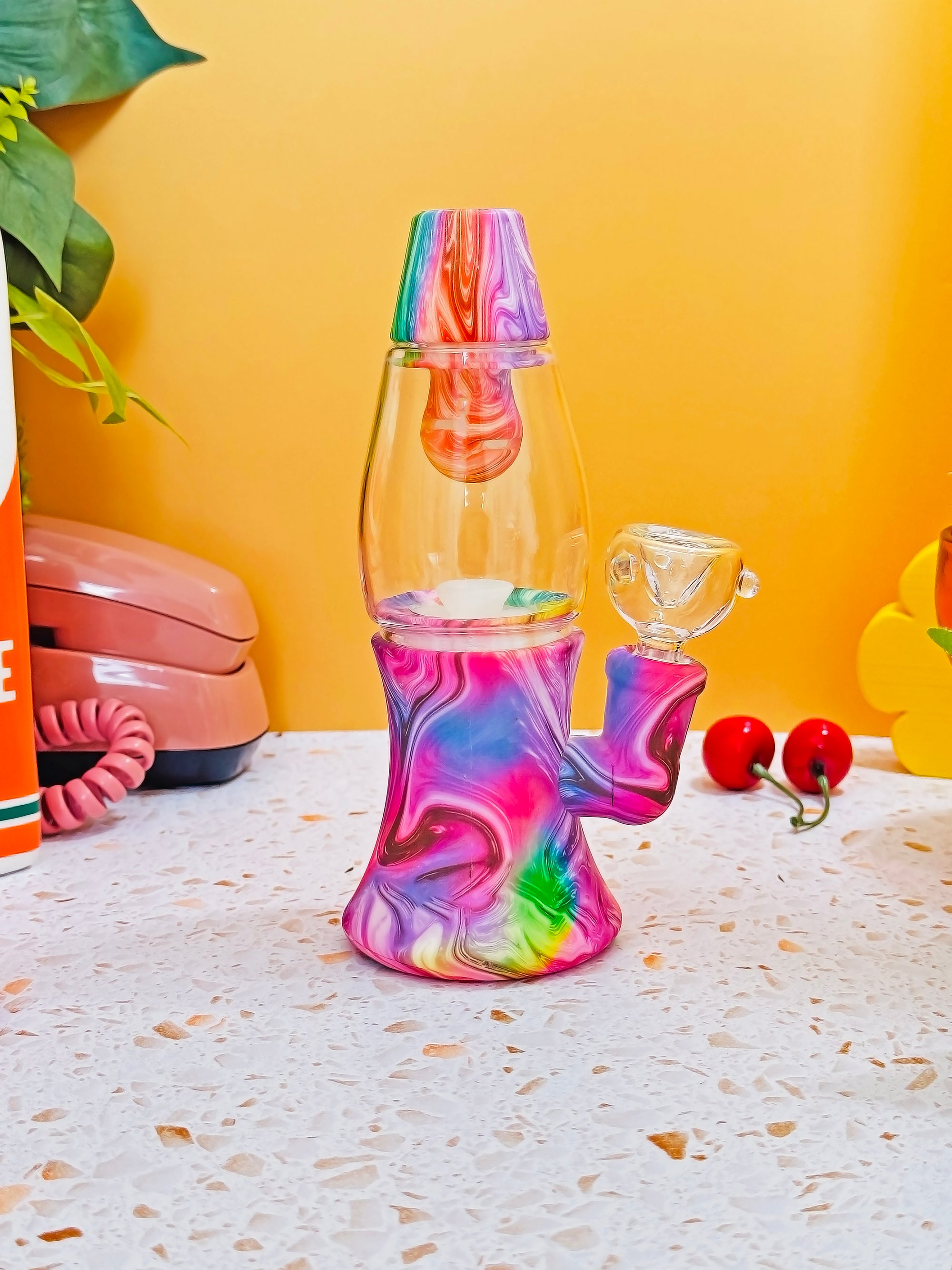 Silicone Lava Lamp Bong