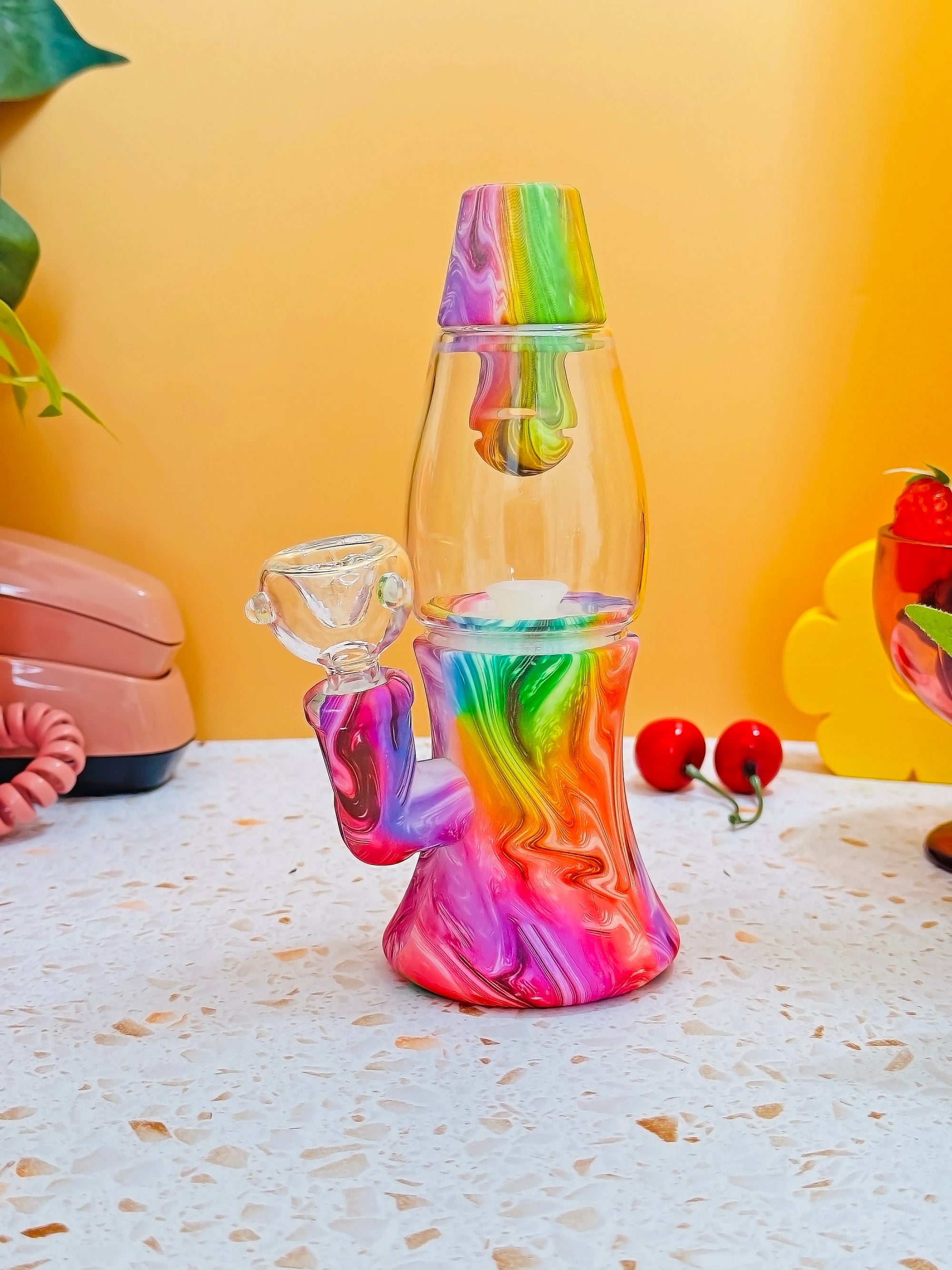 Silicone Lava Lamp Bong