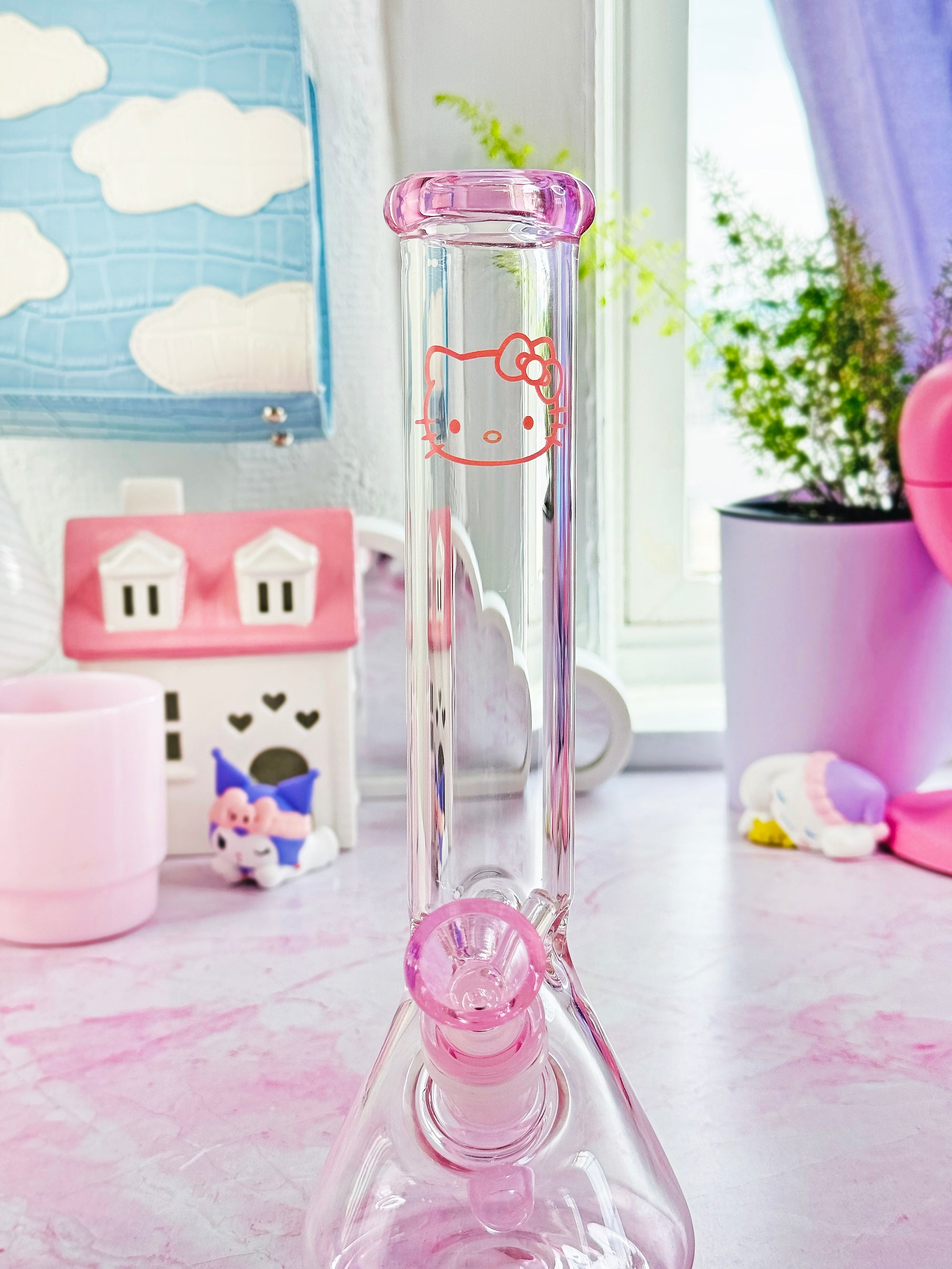 Pretty Kitty Beaker Bong