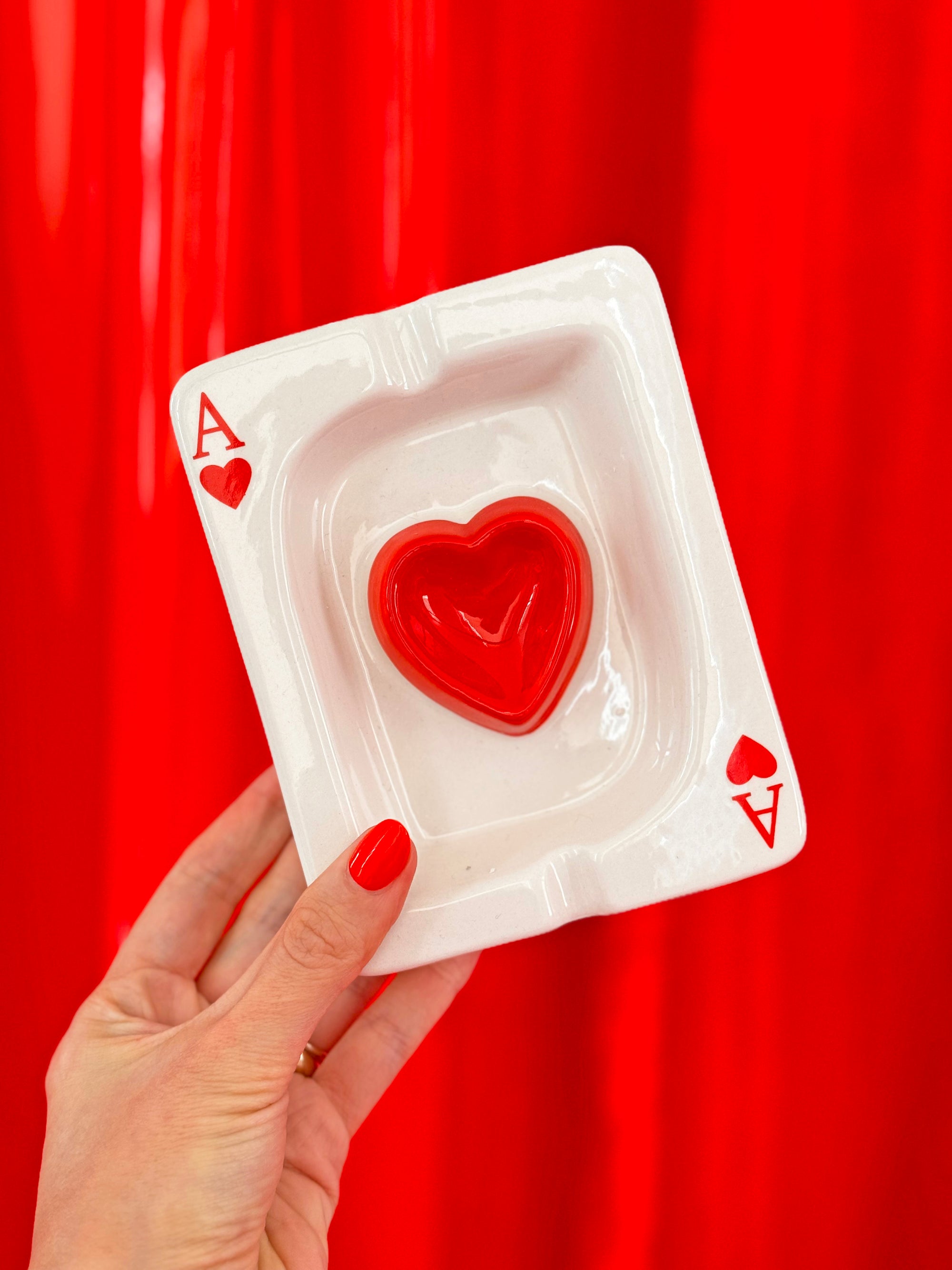 Ace of Hearts ash tray