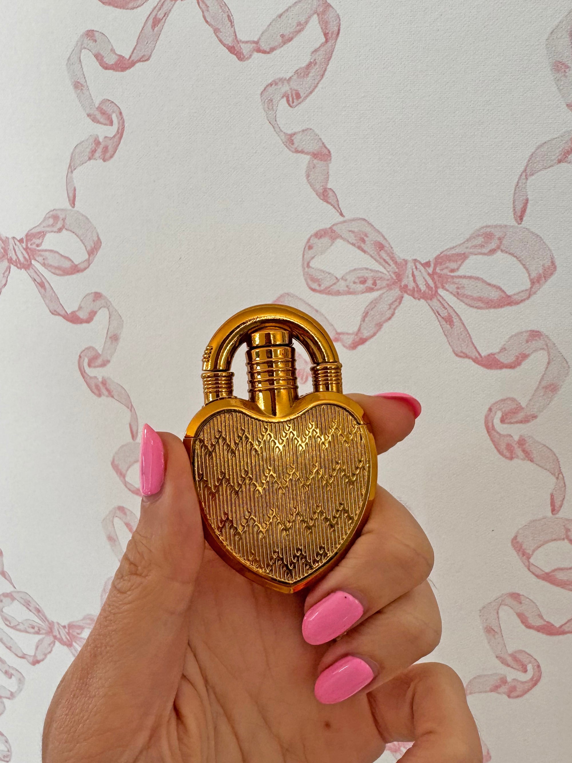 Heart Lock Lighter- Gold