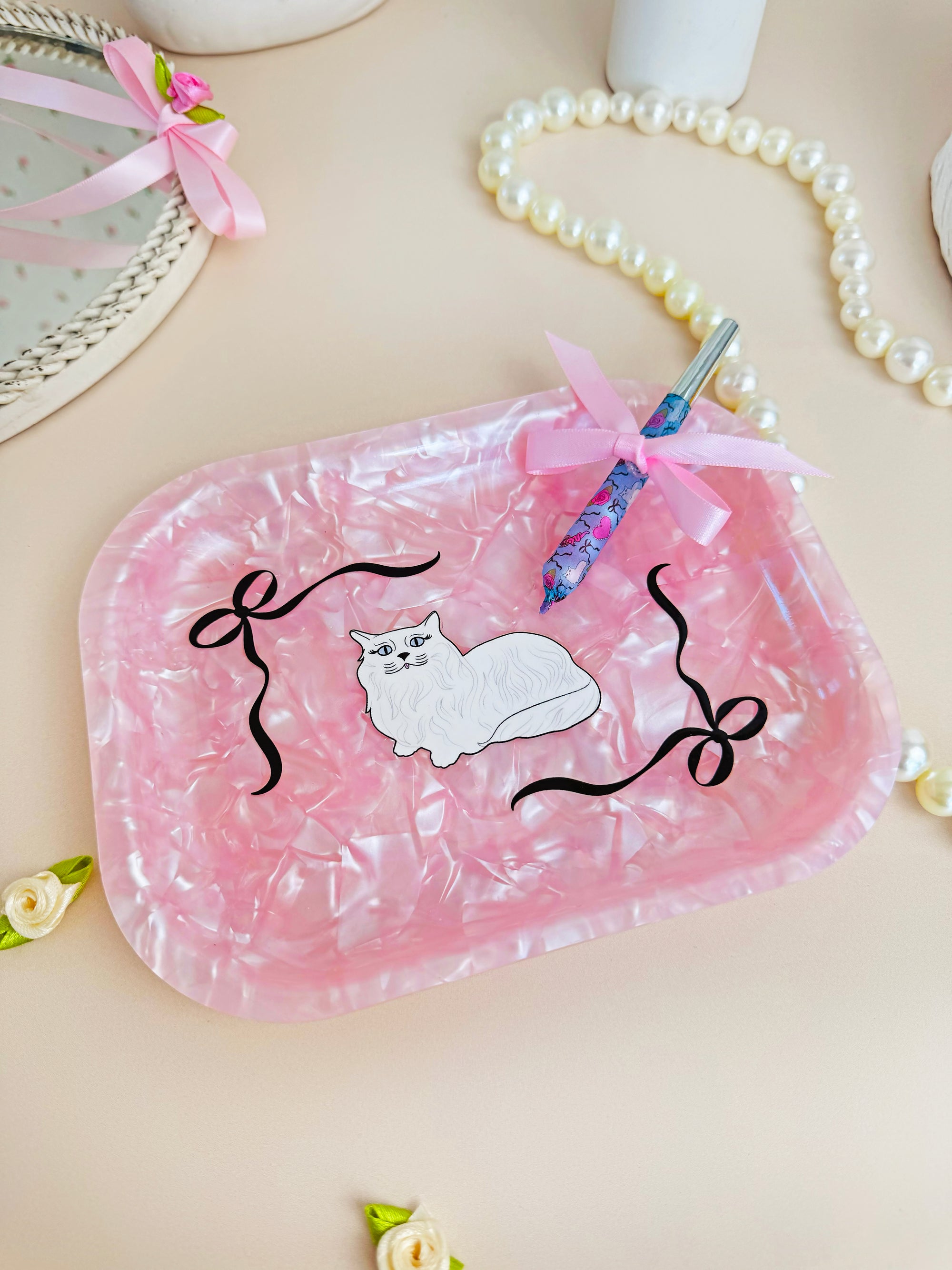 Miss Kitty Acrylic Tray