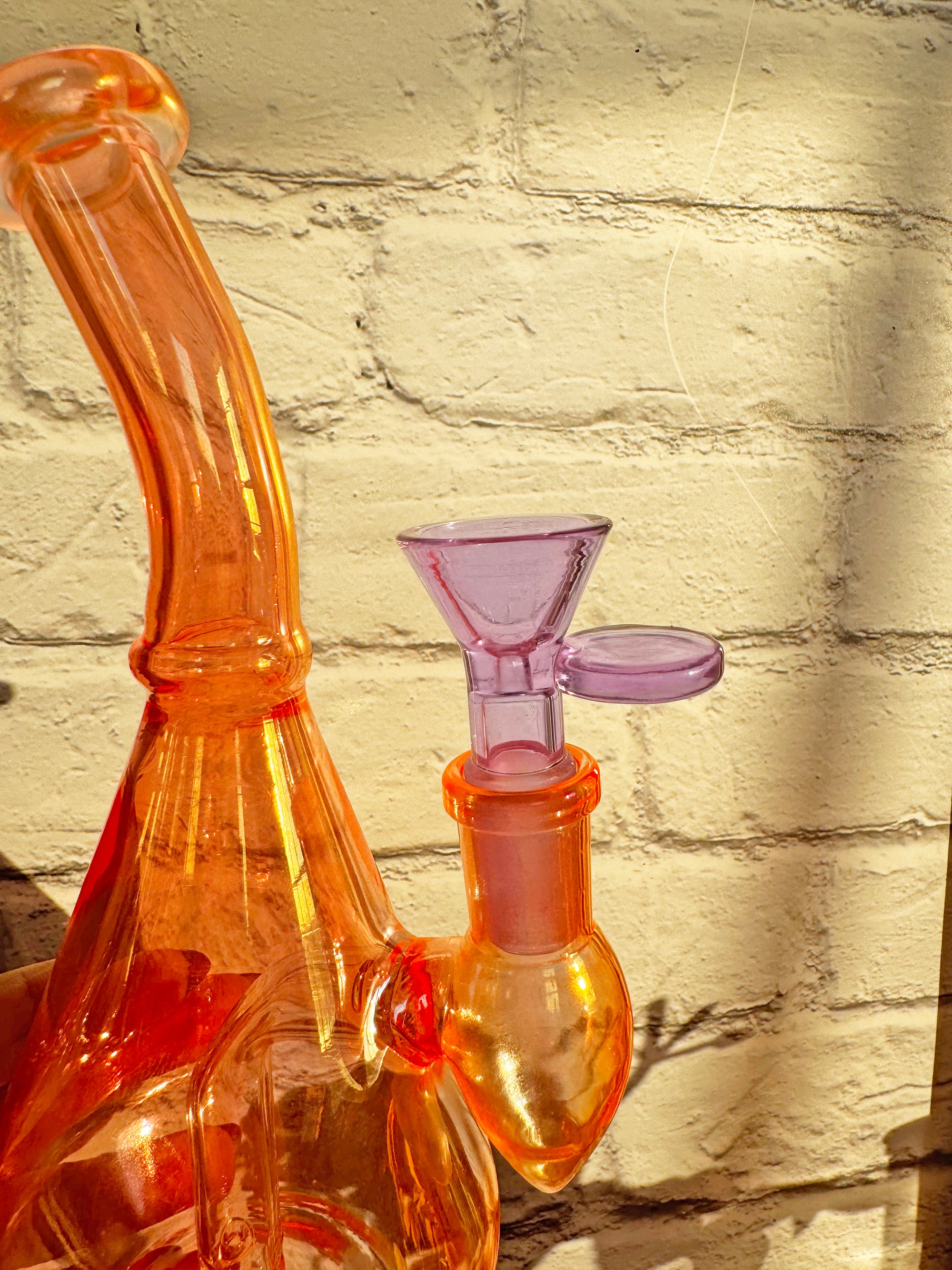 14mm Colored Funnel Slide - Purple