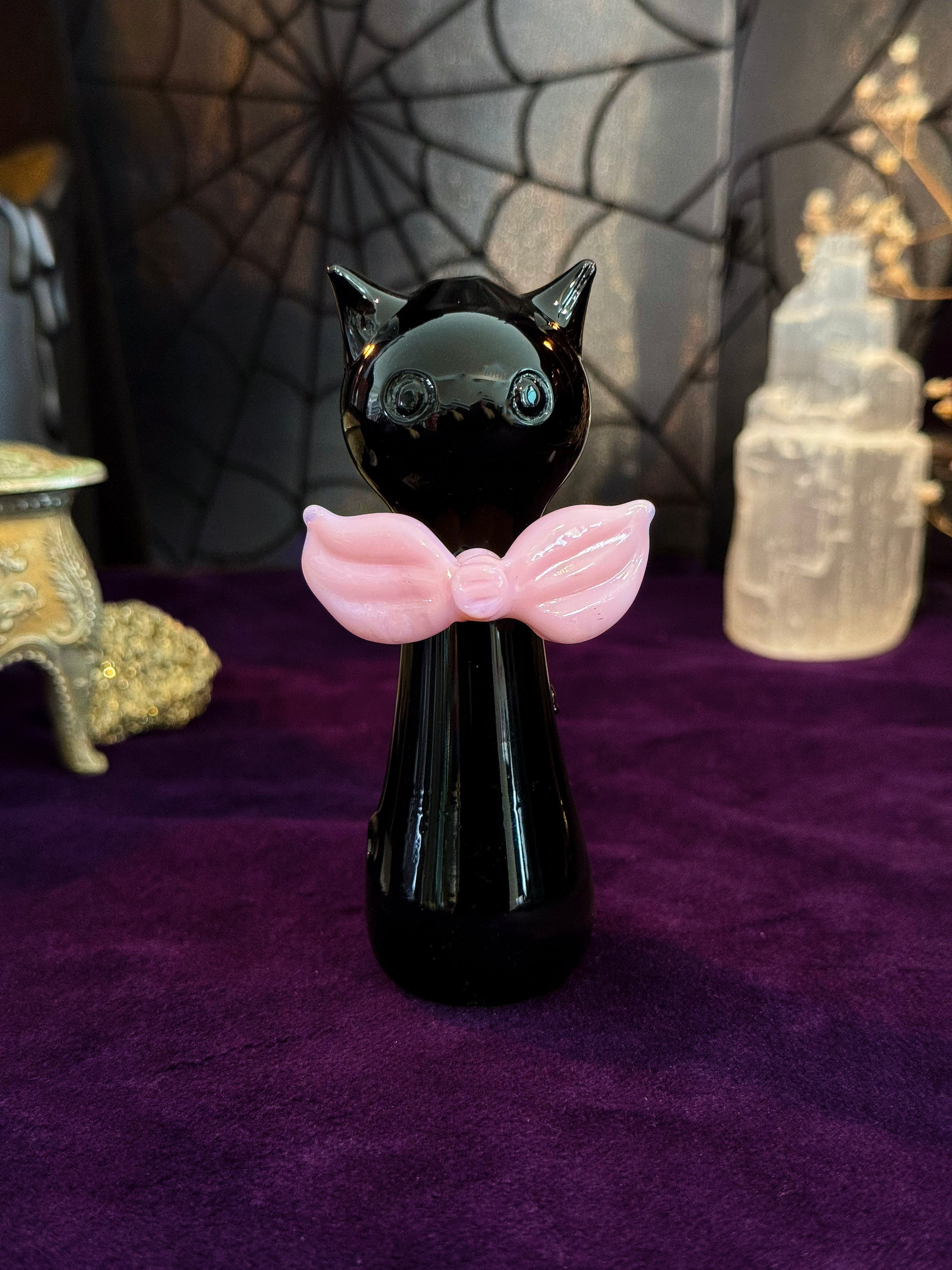 Coquette Cat Pipe- Black