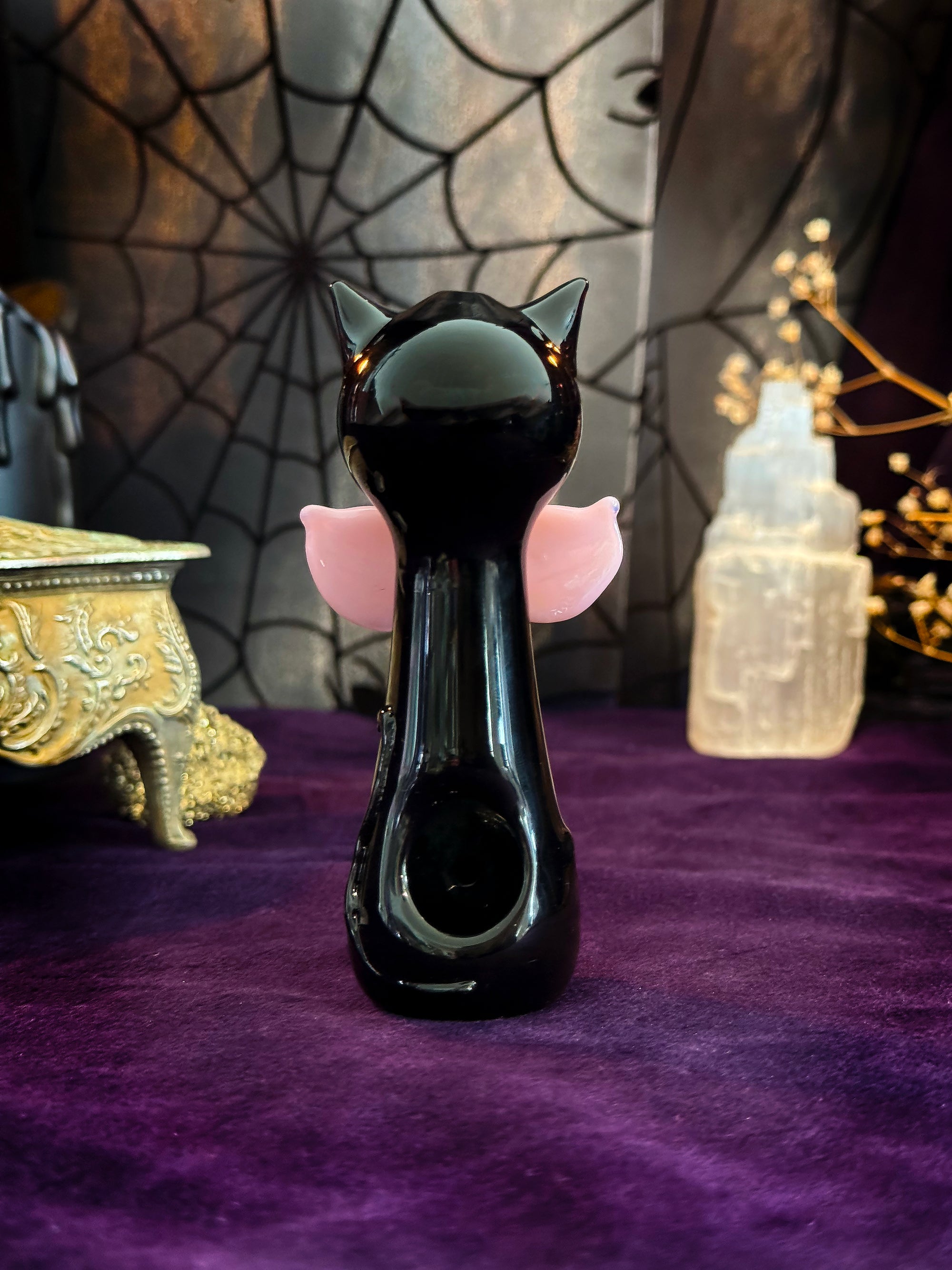 Coquette Cat Pipe- Black