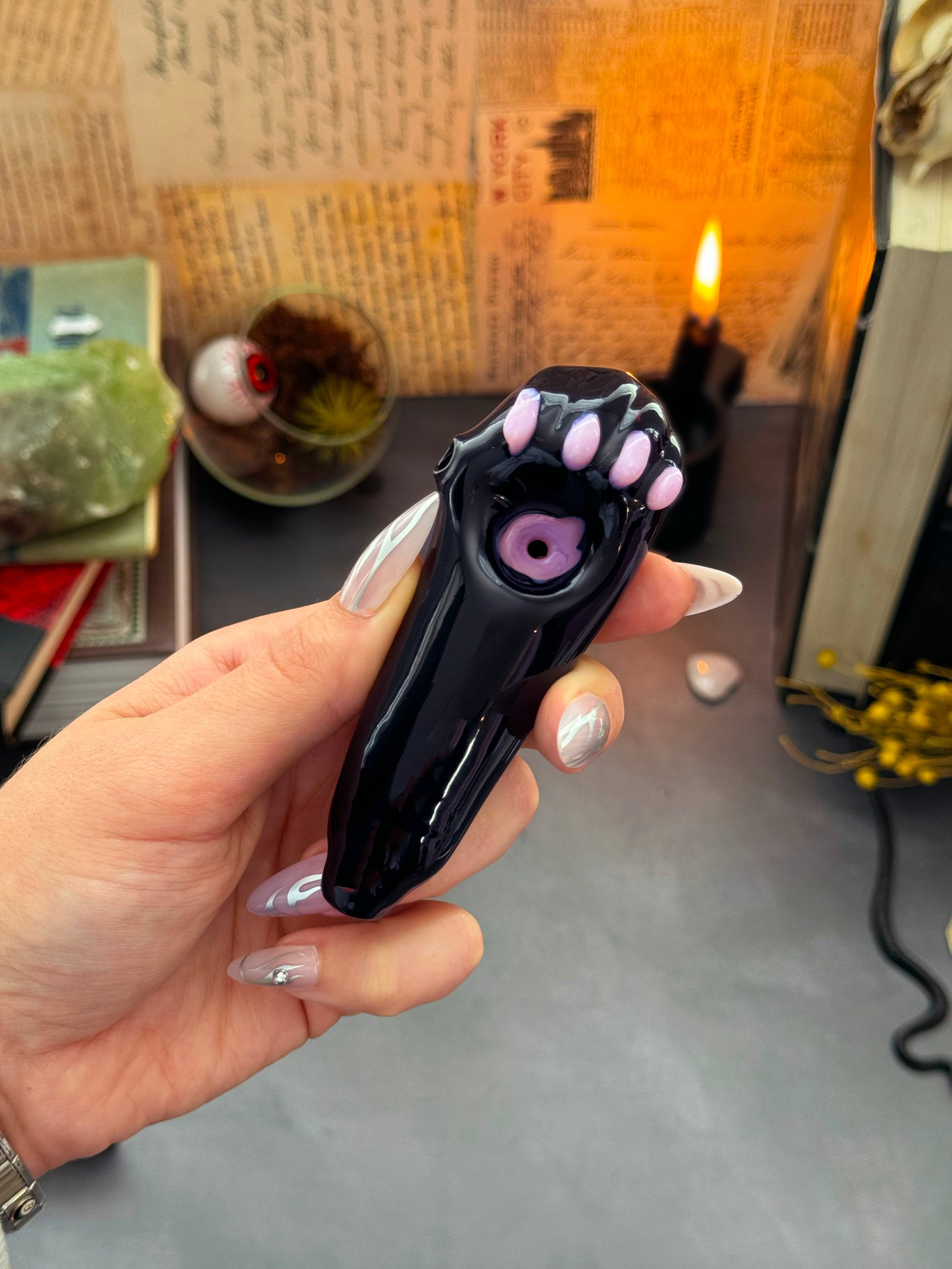 Toe Beans Pipe- Black