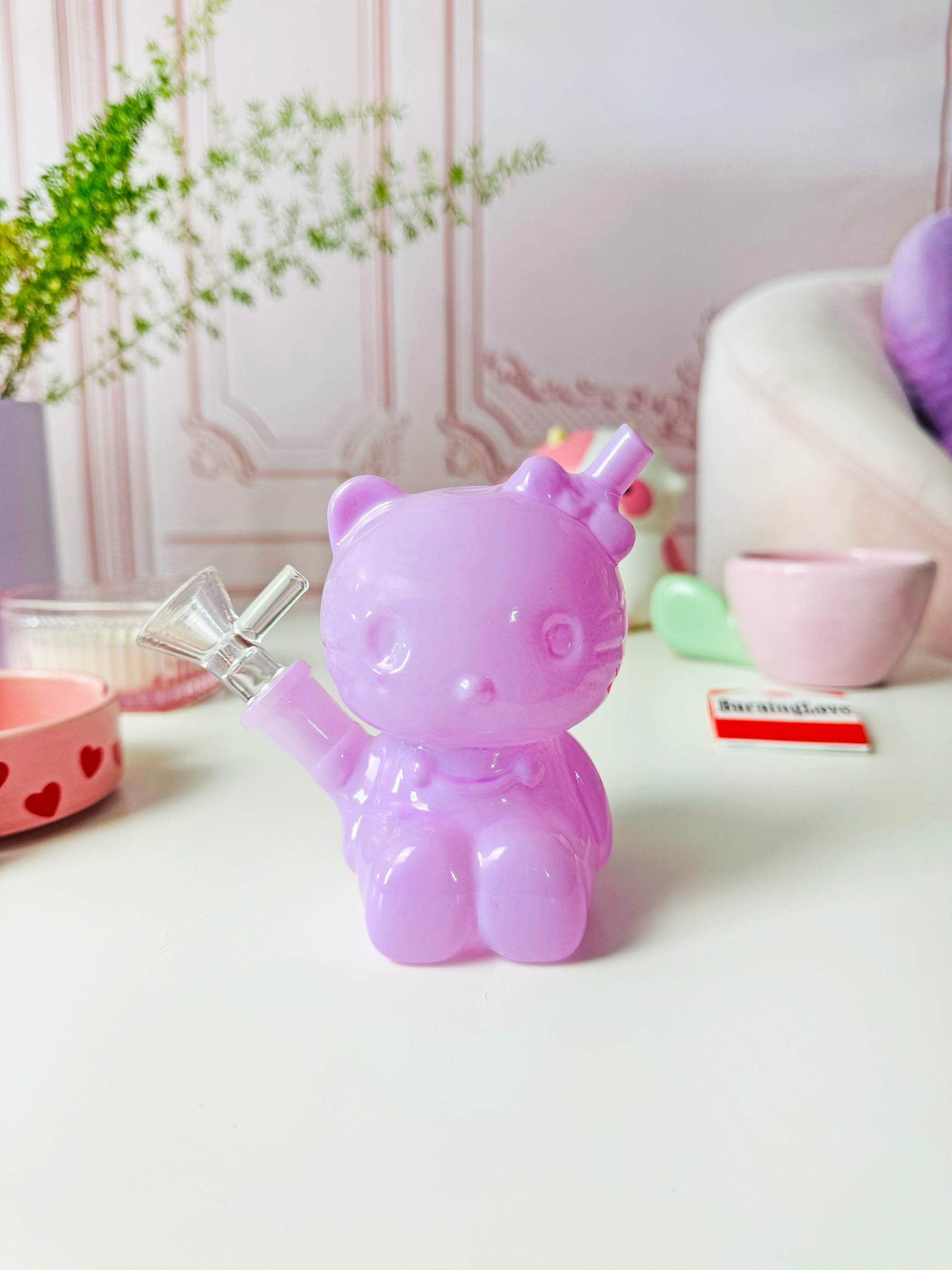 Pink Kitty Bubbler