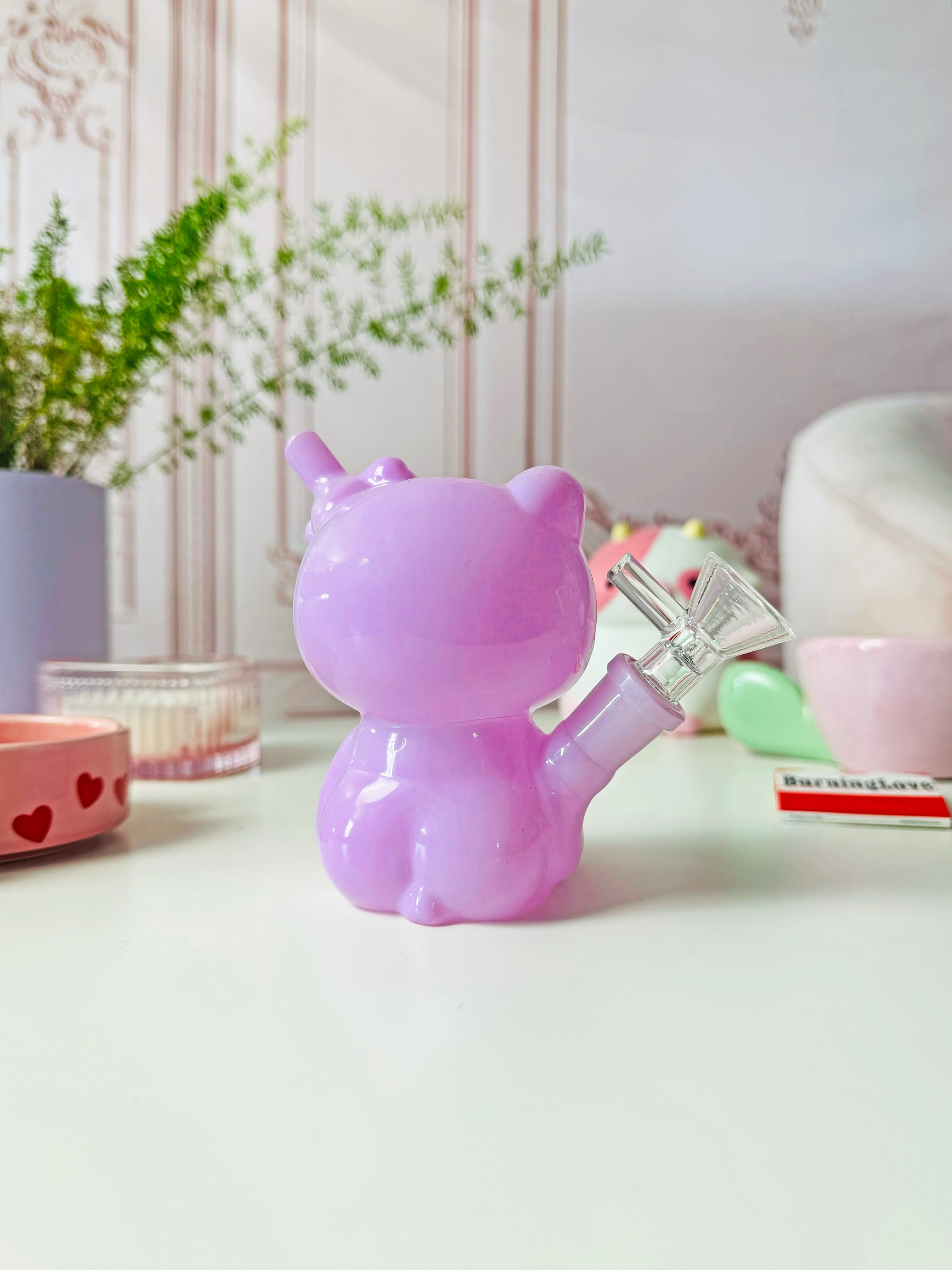 Pink Kitty Bubbler