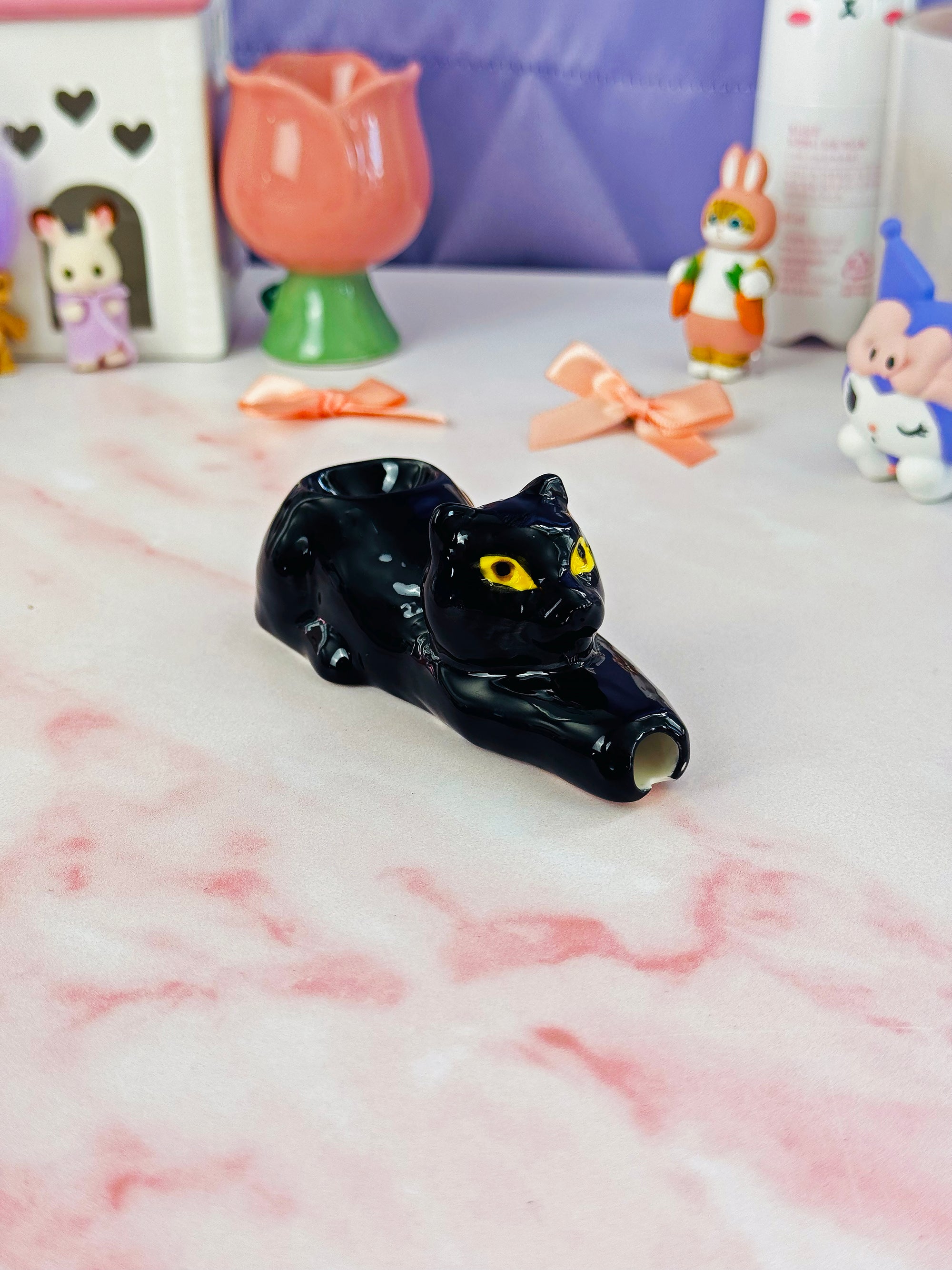 Ceramic Neko Pipe