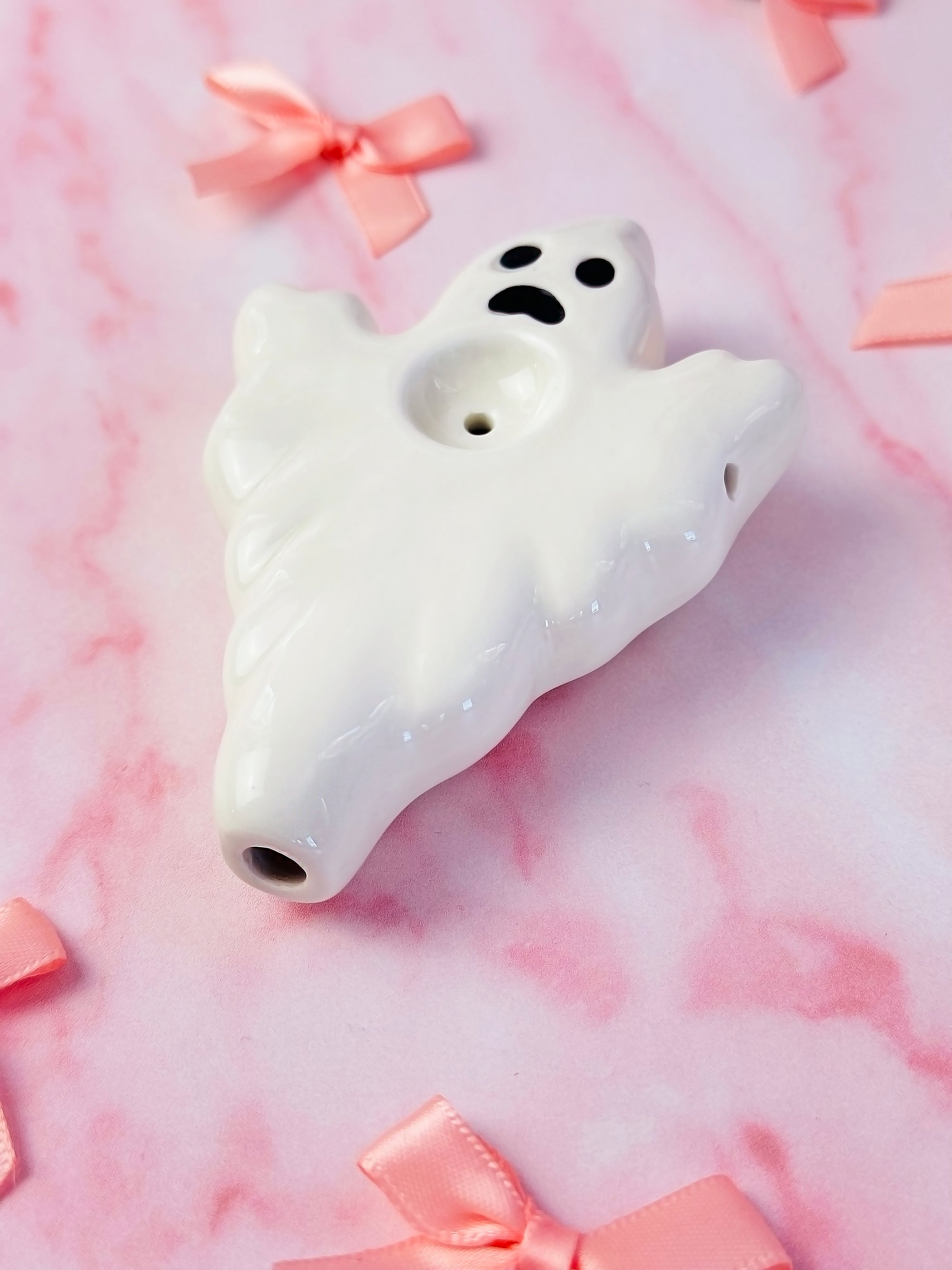 Ceramic Cute Ghost Pipe