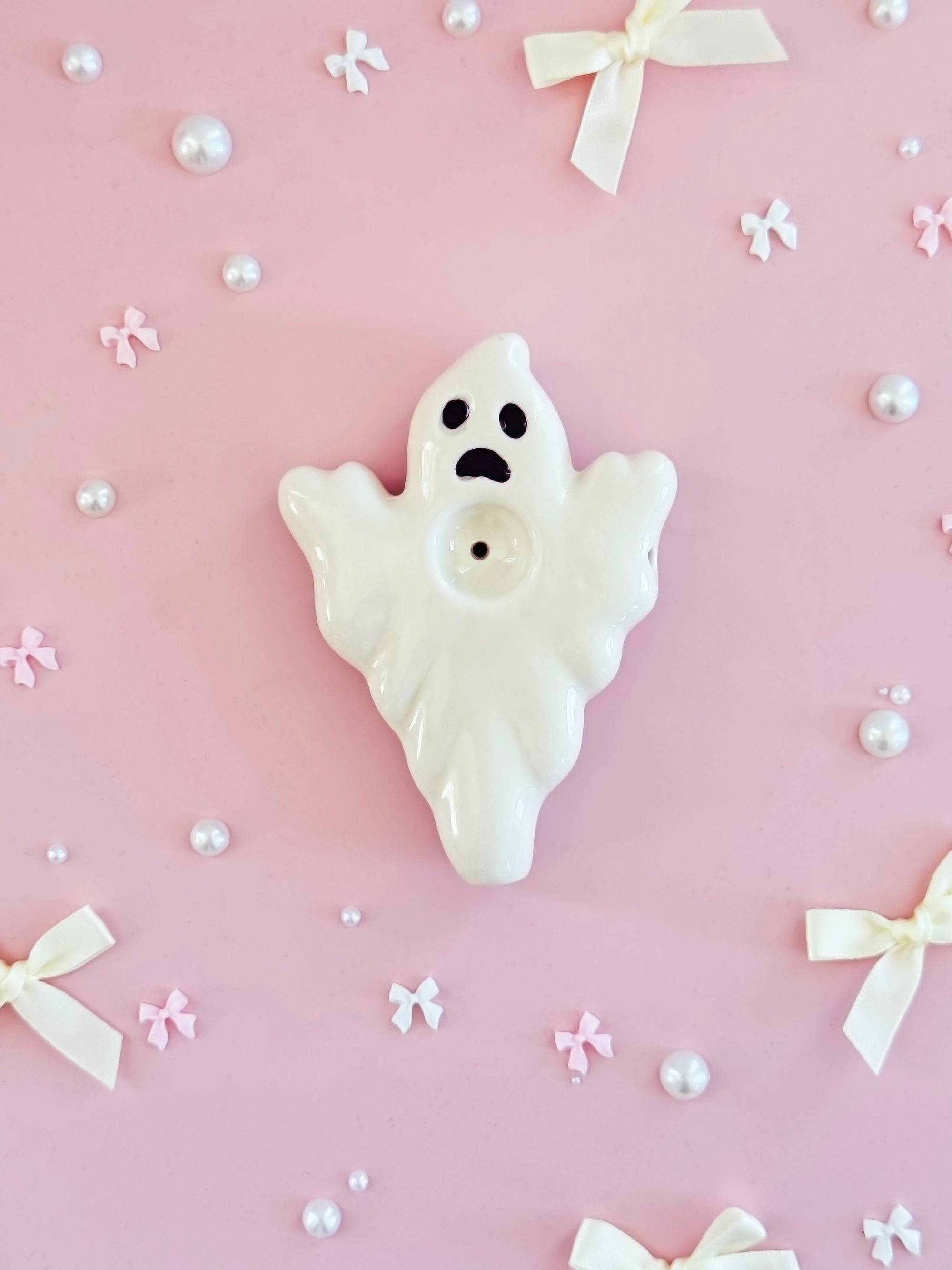 Ceramic Cute Ghost Pipe