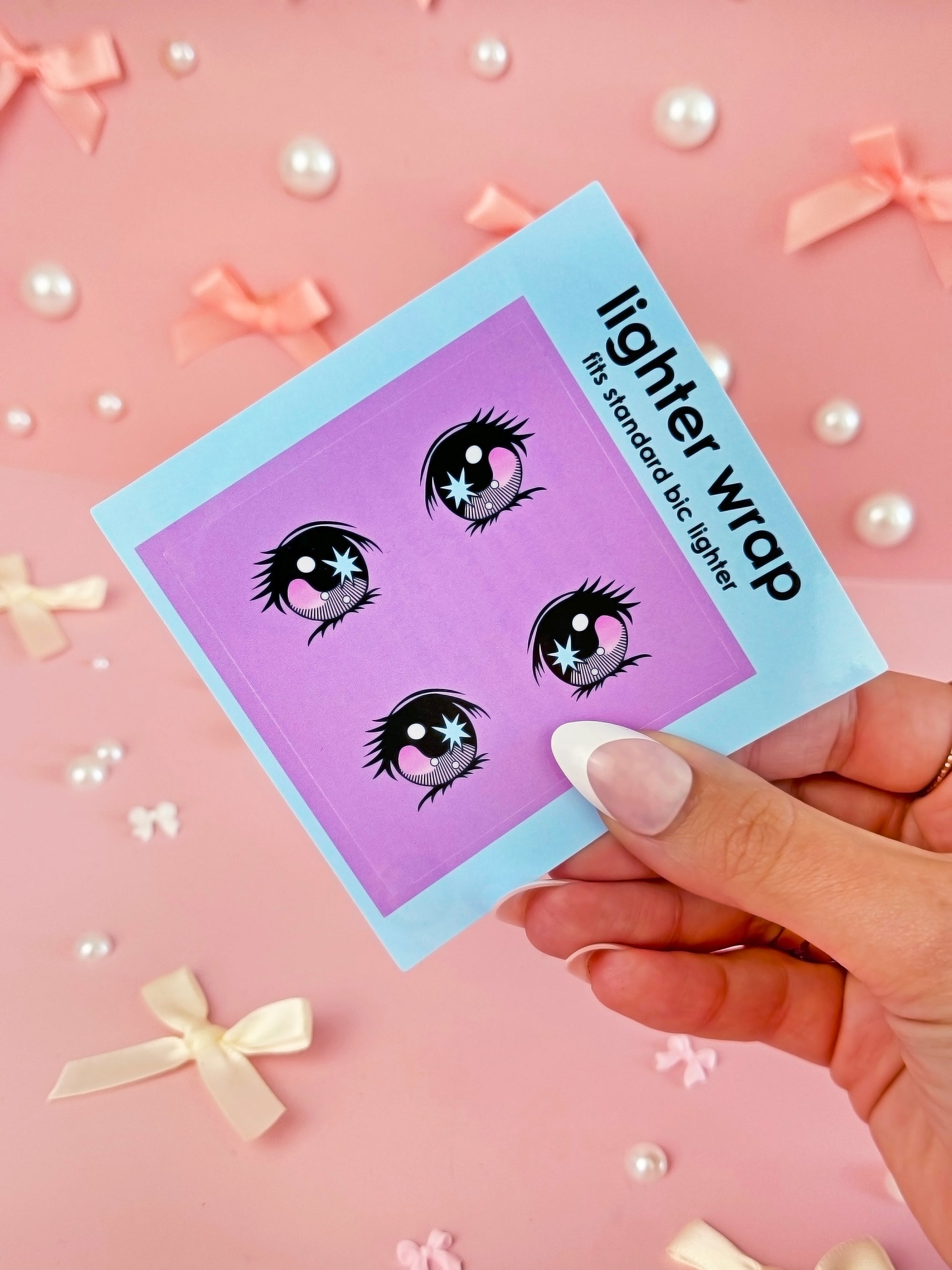 Kawaii Eyes Lighter Wrap