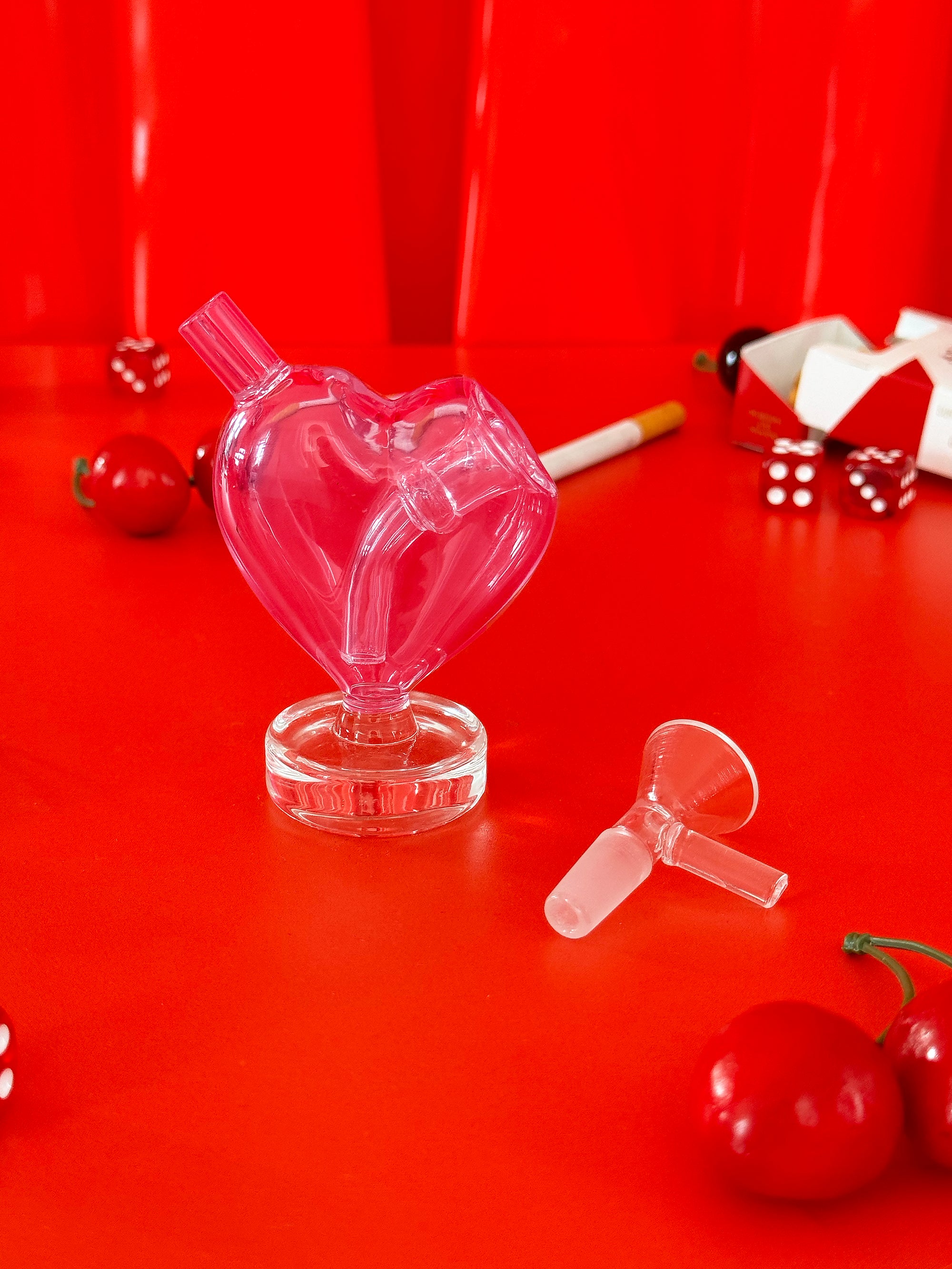 Convertible Heart Bubbler