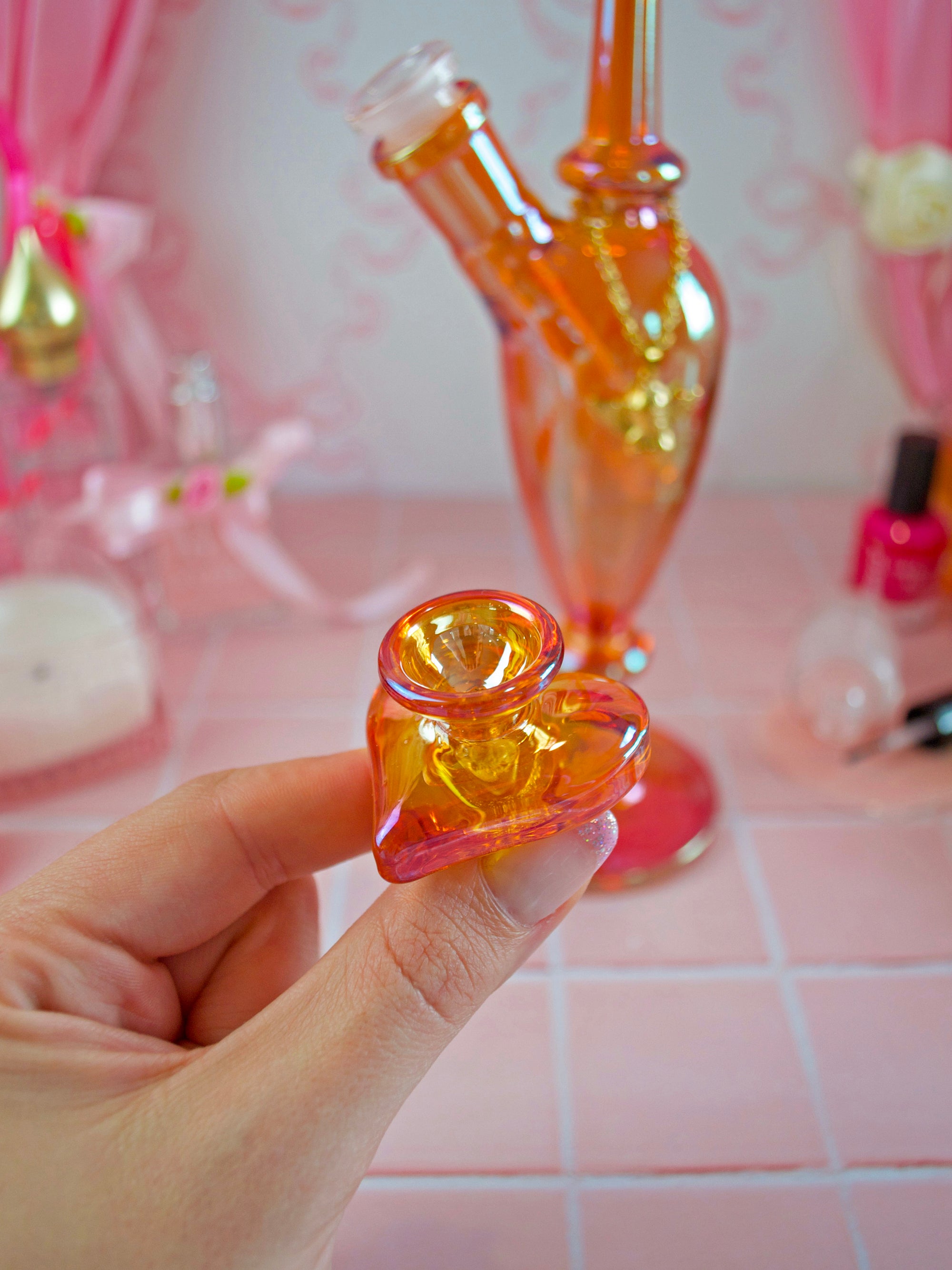 Deco Charm Bong- Amber