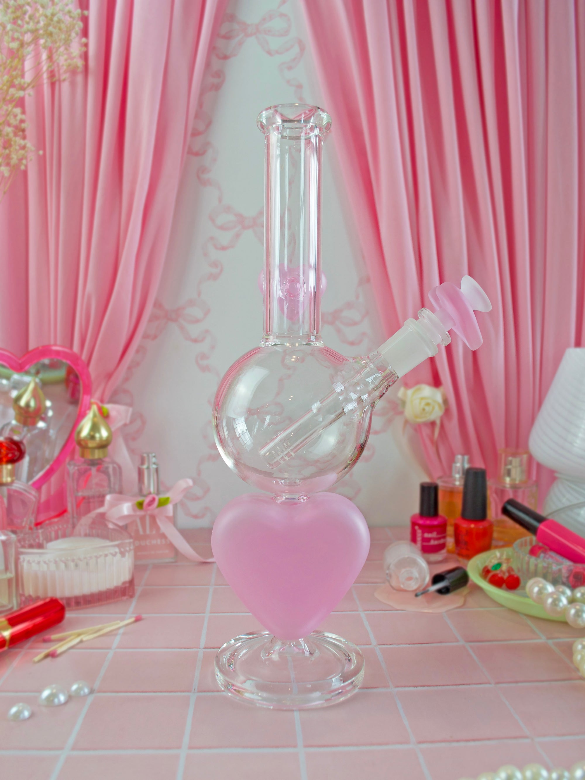 Heart Adorned Bong