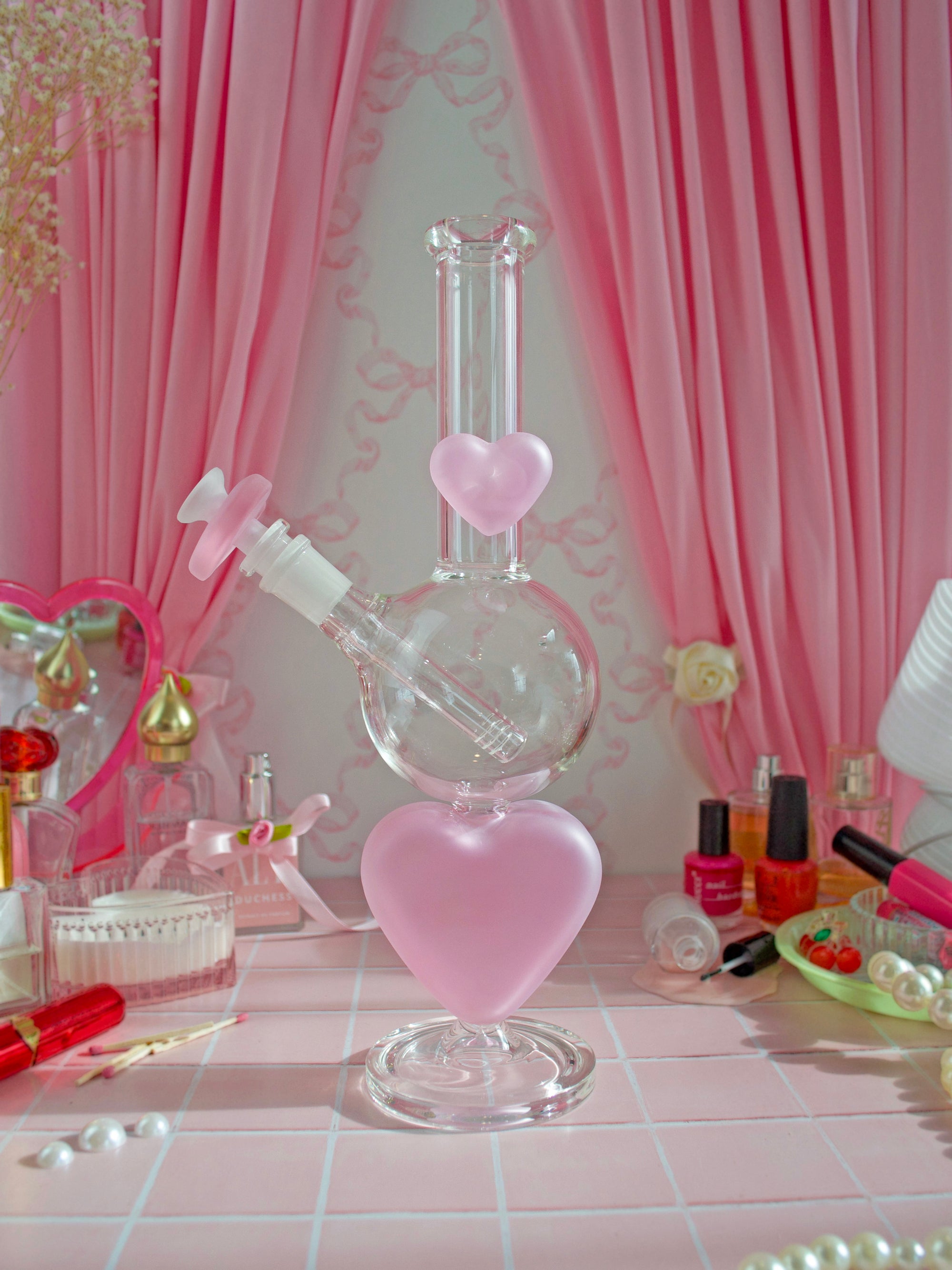 Heart Adorned Bong