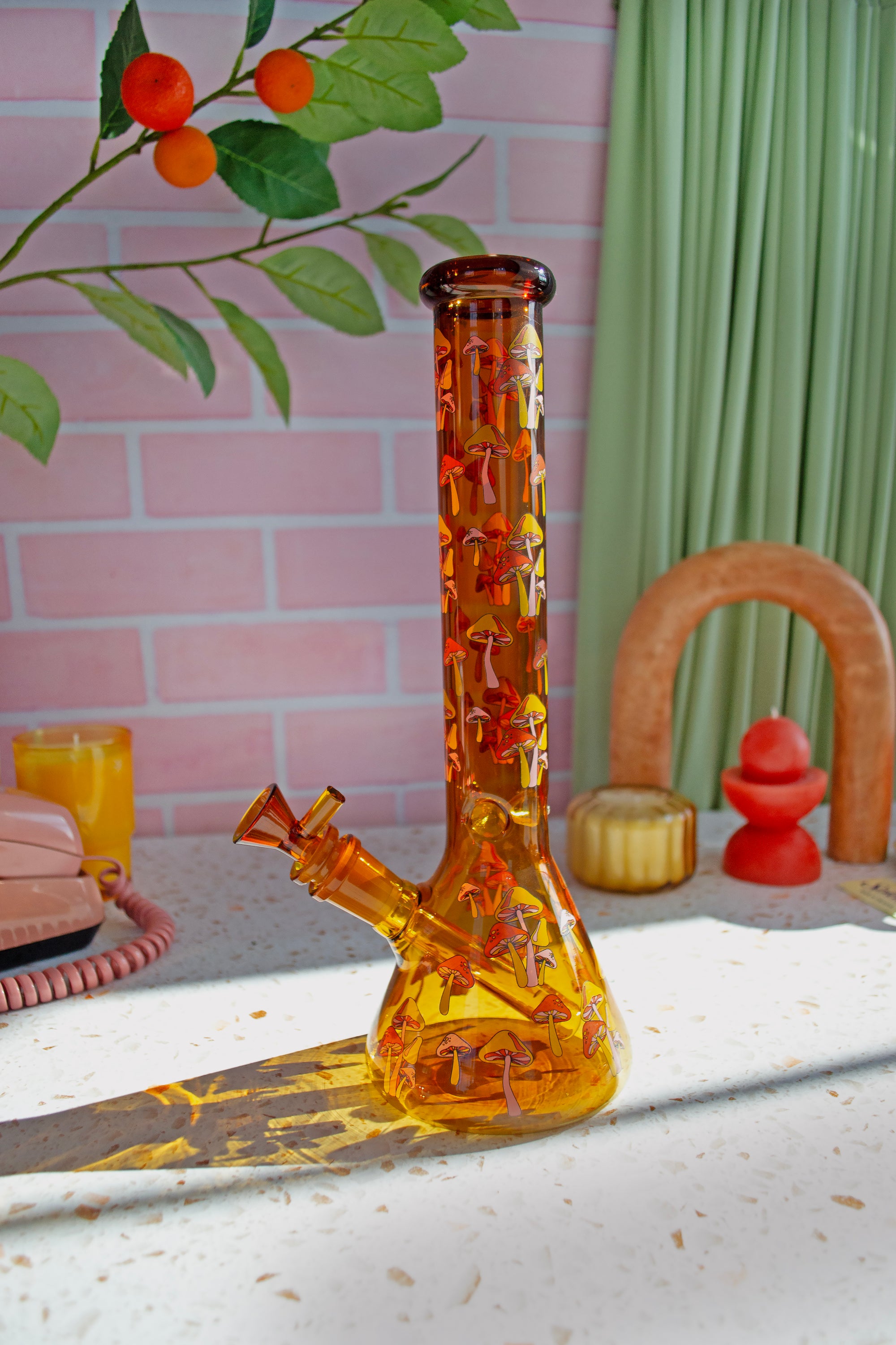 Magic Mushie Beaker Bong