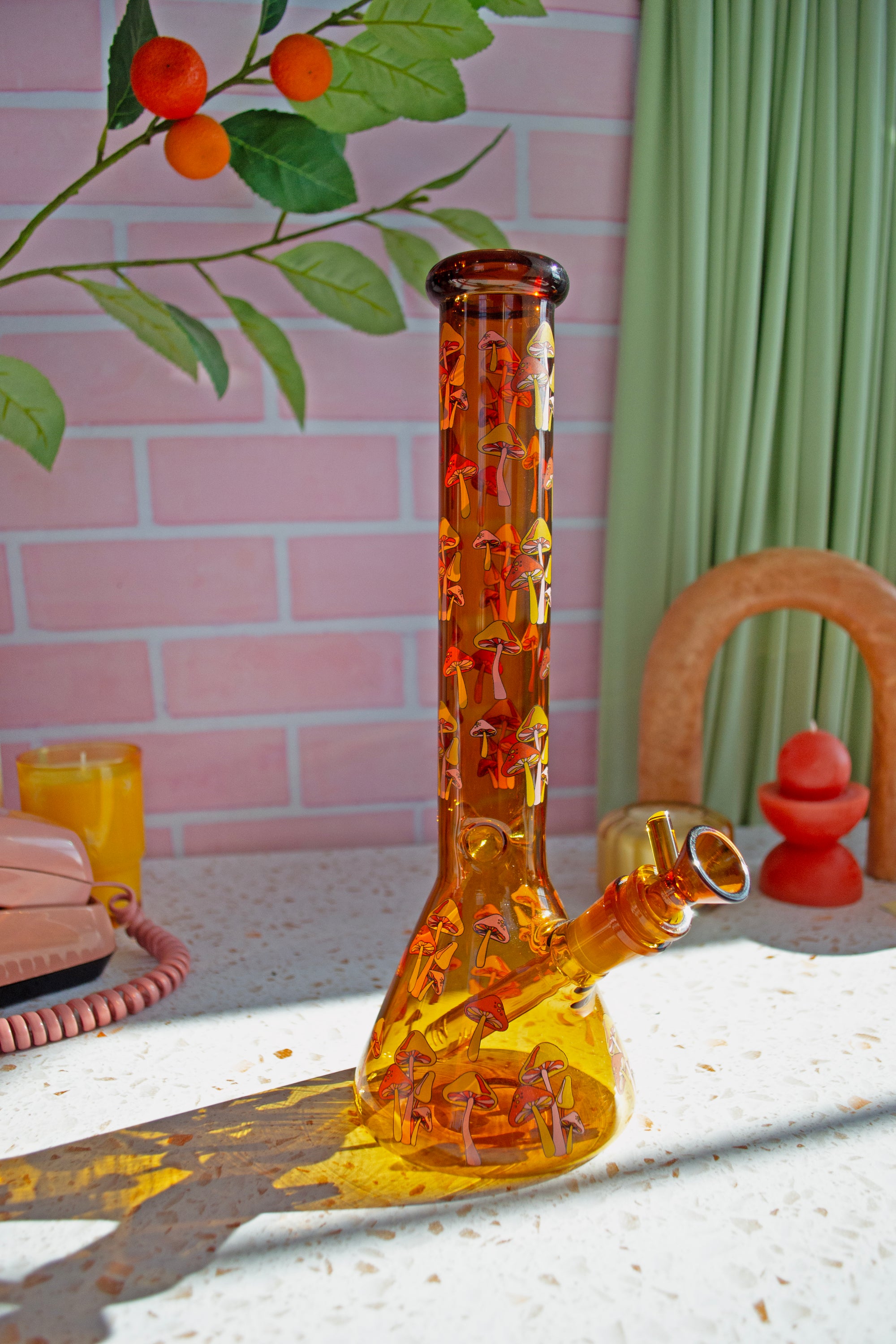 Magic Mushie Beaker Bong