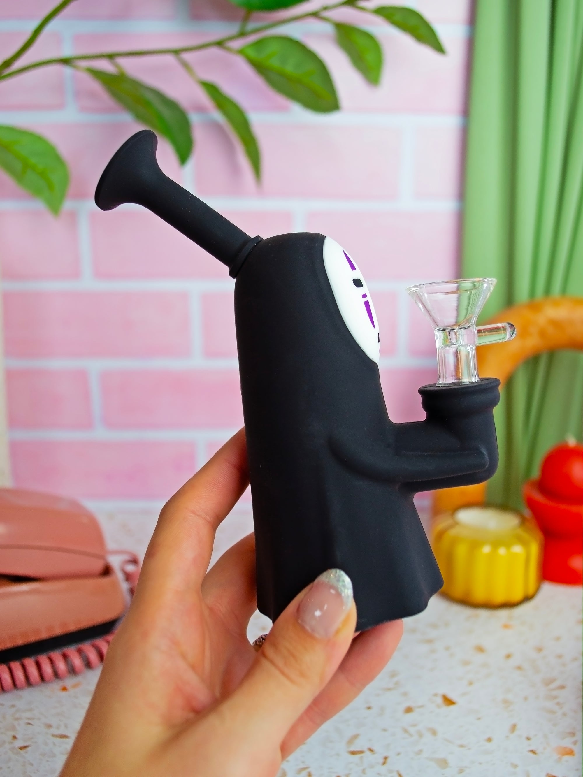 No Face Silicone Bong