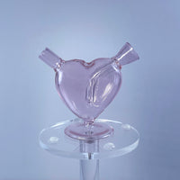 PINK HEART MINI-JOINT BUBBLER – Canna Style