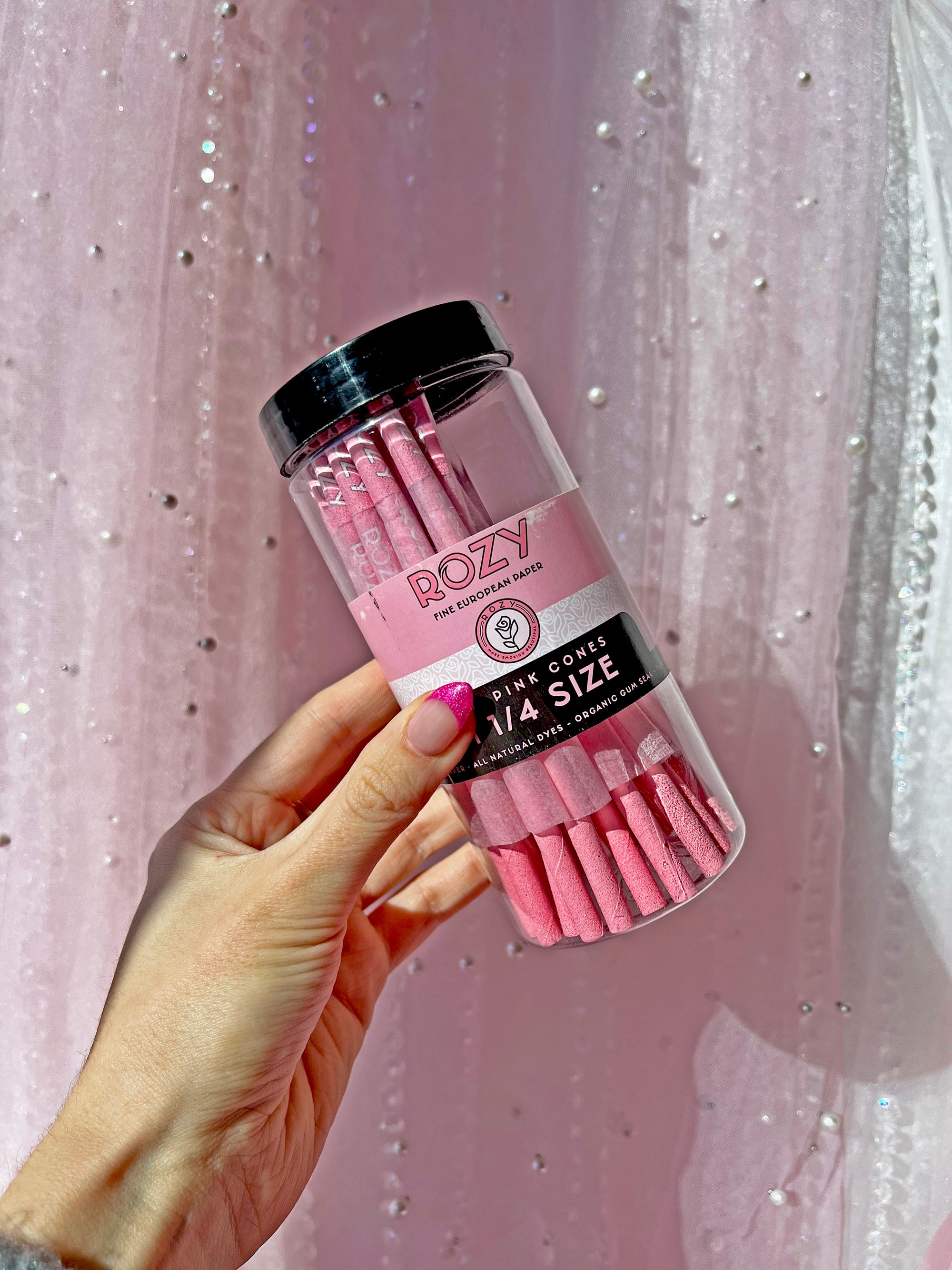 Rozy Pink Cones- bulk 50 pack