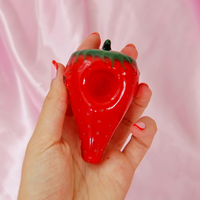 Strawberry Fruit Pipe- red – Shop Burning Love